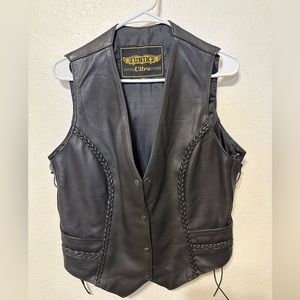 Unik Ultra Leather Riding Vest